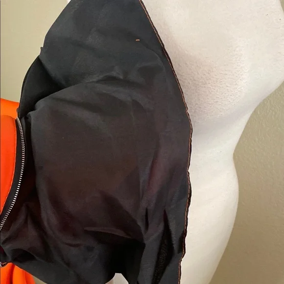 Vibrant Orange Bow Shoulder Bag - Picture 3 of 3